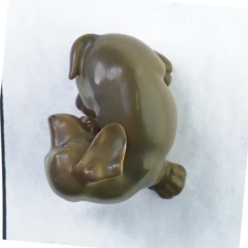 Hundehvalp fra Royal Copenhagen (str. 10 x 8 cm)