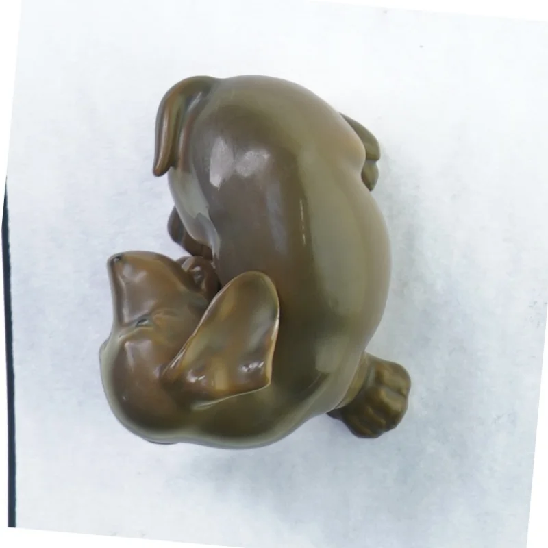 Hundehvalp fra Royal Copenhagen (str. 10 x 8 cm)