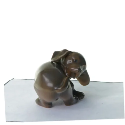 Hundehvalp fra Royal Copenhagen (str. 10 x 8 cm)