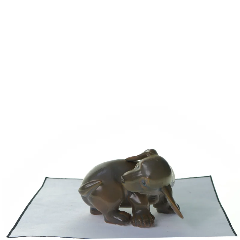 Hundehvalp fra Royal Copenhagen (str. 10 x 8 cm)