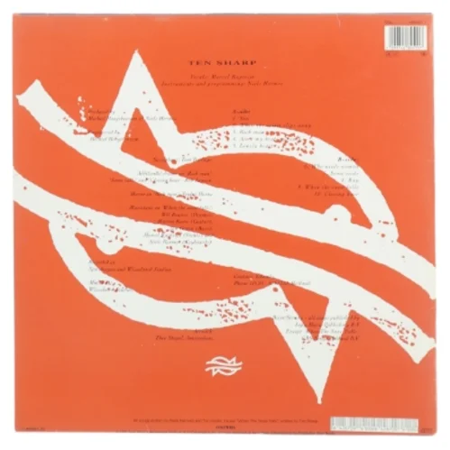 Ten Sharp - 'Under The Water-Line' Vinyl LP (str. 31 x, 31 cm)