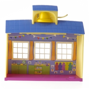 Gurli Gris skole/legehus til børn (str. 20,5x21 cm)