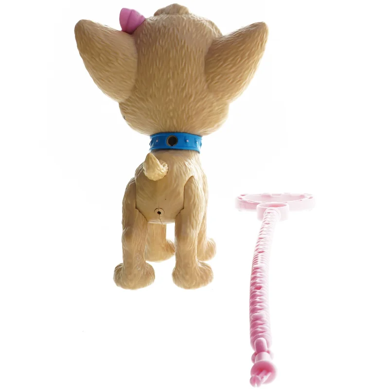 Figurlegetøj hund med snor (str. 17 cm)