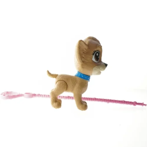 Figurlegetøj hund med snor (str. 17 cm)