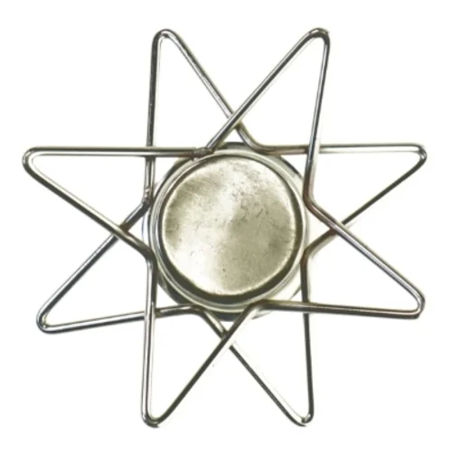 Jule kalenderlys stjerne lysstage (str. 15x4 cm)