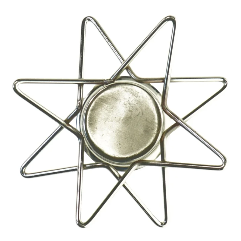 Jule kalenderlys stjerne lysstage (str. 15x4 cm)