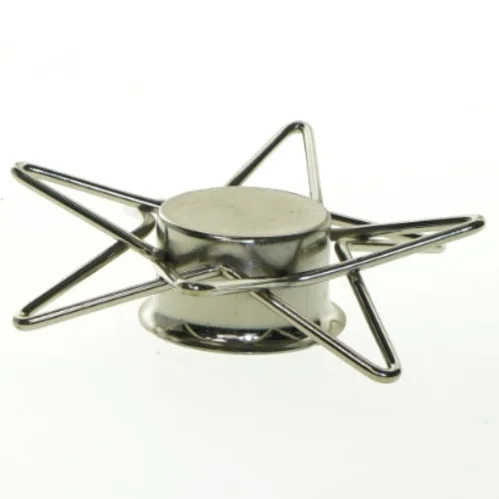 Jule kalenderlys stjerne lysstage (str. 15x4 cm)