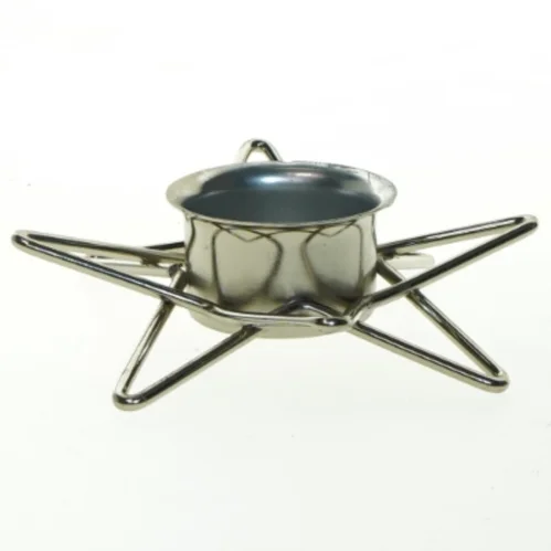 Jule kalenderlys stjerne lysstage (str. 15x4 cm)