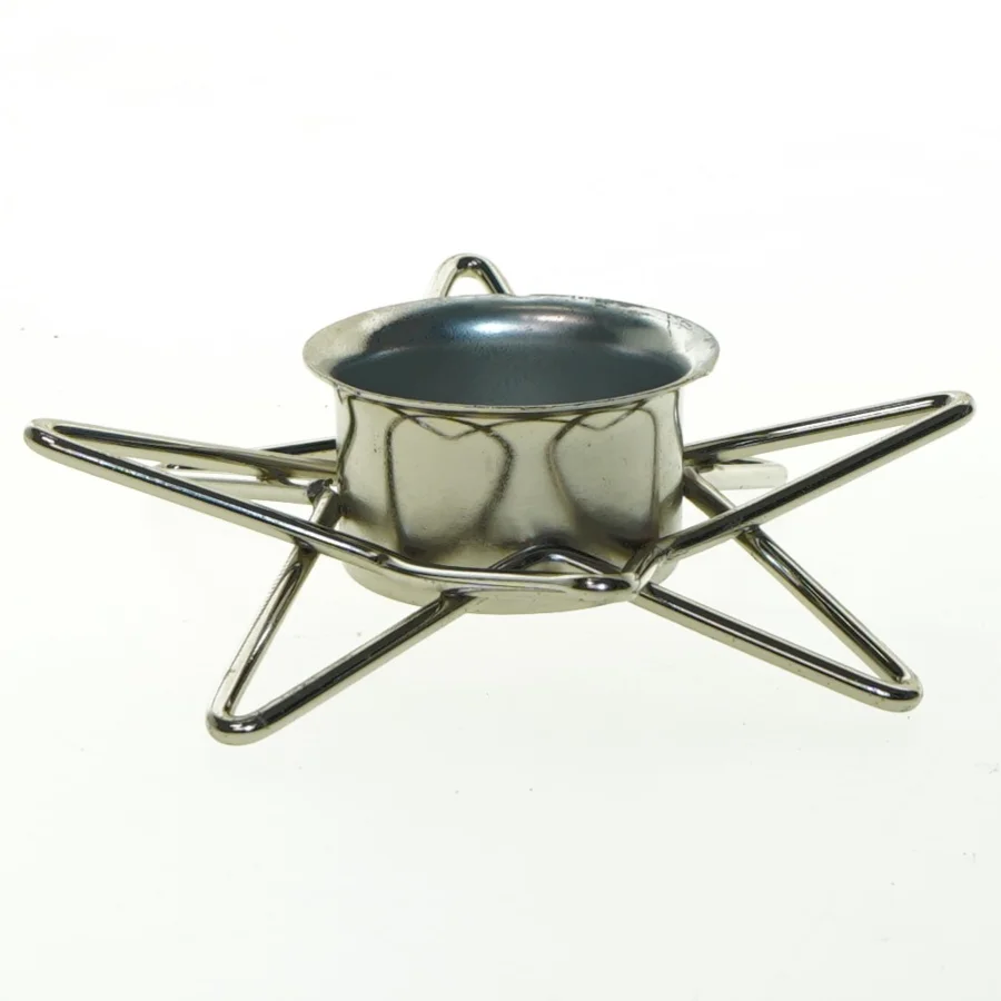 Jule kalenderlys stjerne lysstage (str. 15x4 cm)