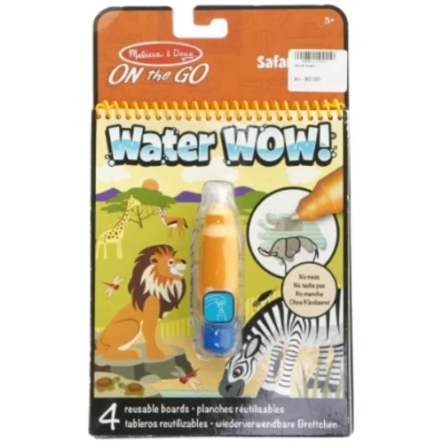 Melissa and Doug Water Wow Safari vand malebog (str. 25,5x15 cm)