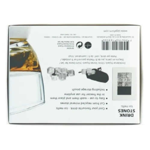 Drinkstones Sæt fra Sagaform (str. Kasse 15,5 x, 11 x 3 cm)