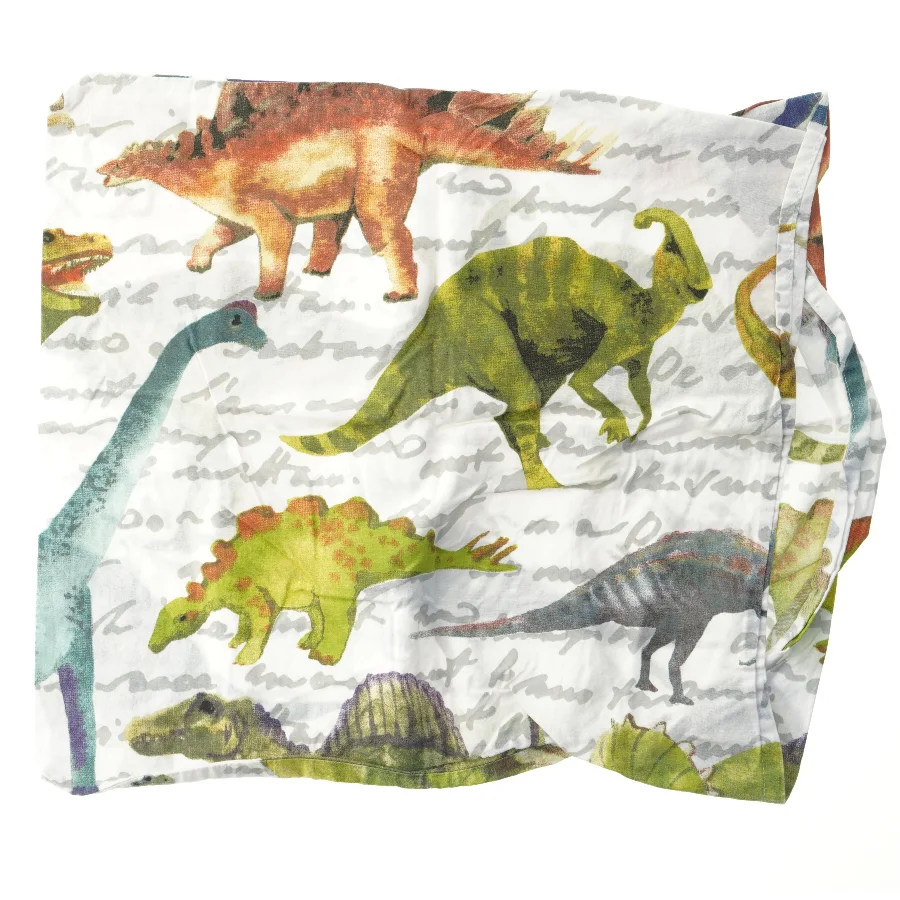 Dinosaurer baby dynebetræk  (str. 44x40 cm)