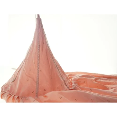 Cam Cam Copenhagen Lyserød prinsesse sengehimmel med stjernemønster (str. Længde, 195 cm. ø. 40 cm)