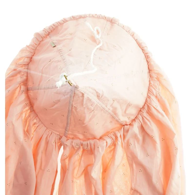 Cam Cam Copenhagen Lyserød prinsesse sengehimmel med stjernemønster (str. Længde, 195 cm. ø. 40 cm)