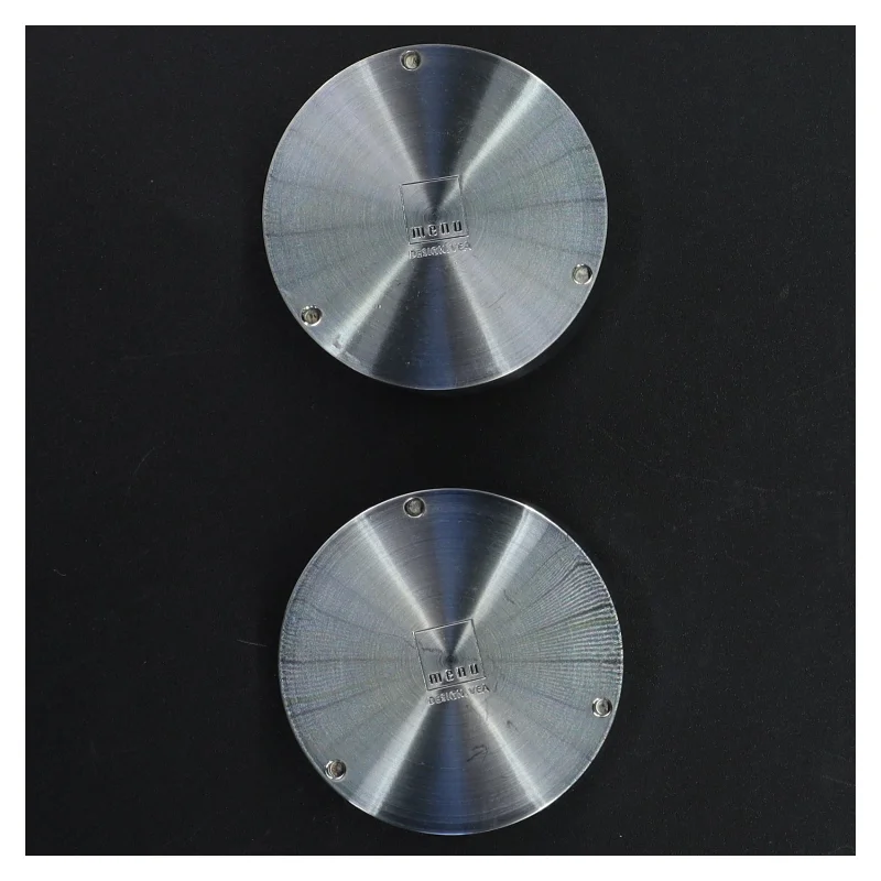 Rustfrit stål lysestager fra Menu (str. Ø. 6,5 cm)