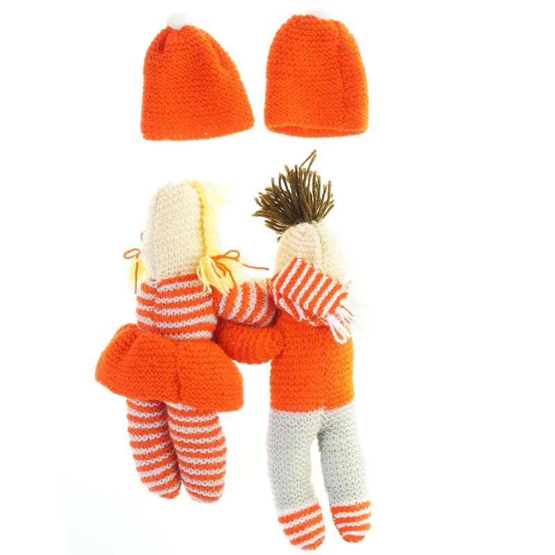 Strikkede nisser (str. 40x25 cm)