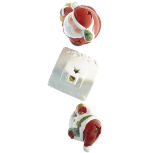 Tre led lys dekorationer med blink og farveskift   (str. 12x8 cm)