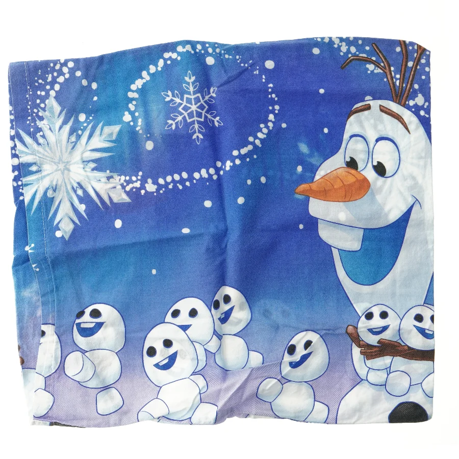 Disney Frozen babypudebetræk med Olaf - aldrig brugt (str. 40x44 cm)