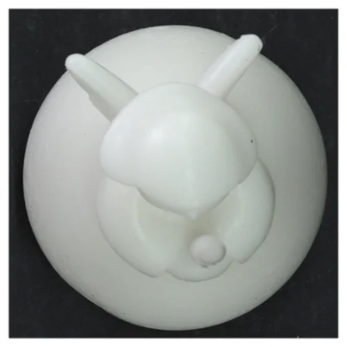 Hvid jule engel i led lys og sterin (str. H. 15 cm)