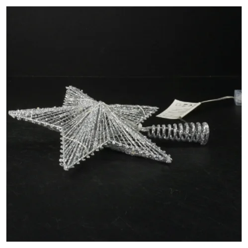 Dekorativ julestjerne med LED-lys (str. 16 x 20 cm)