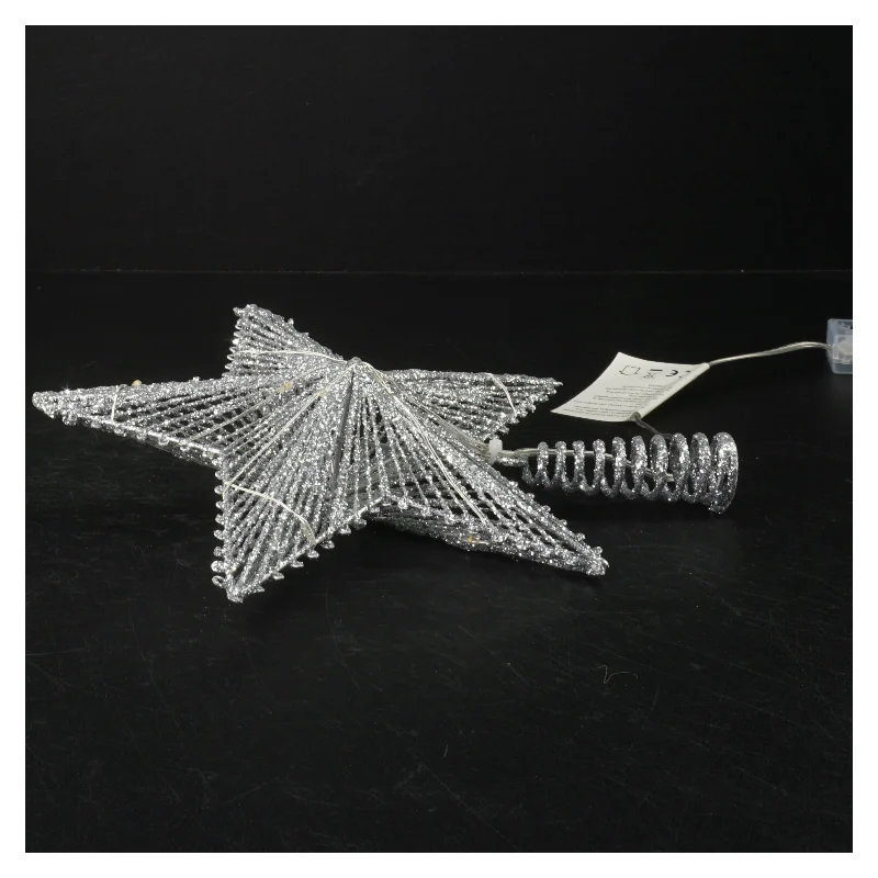 Dekorativ julestjerne med LED-lys (str. 16 x 20 cm)