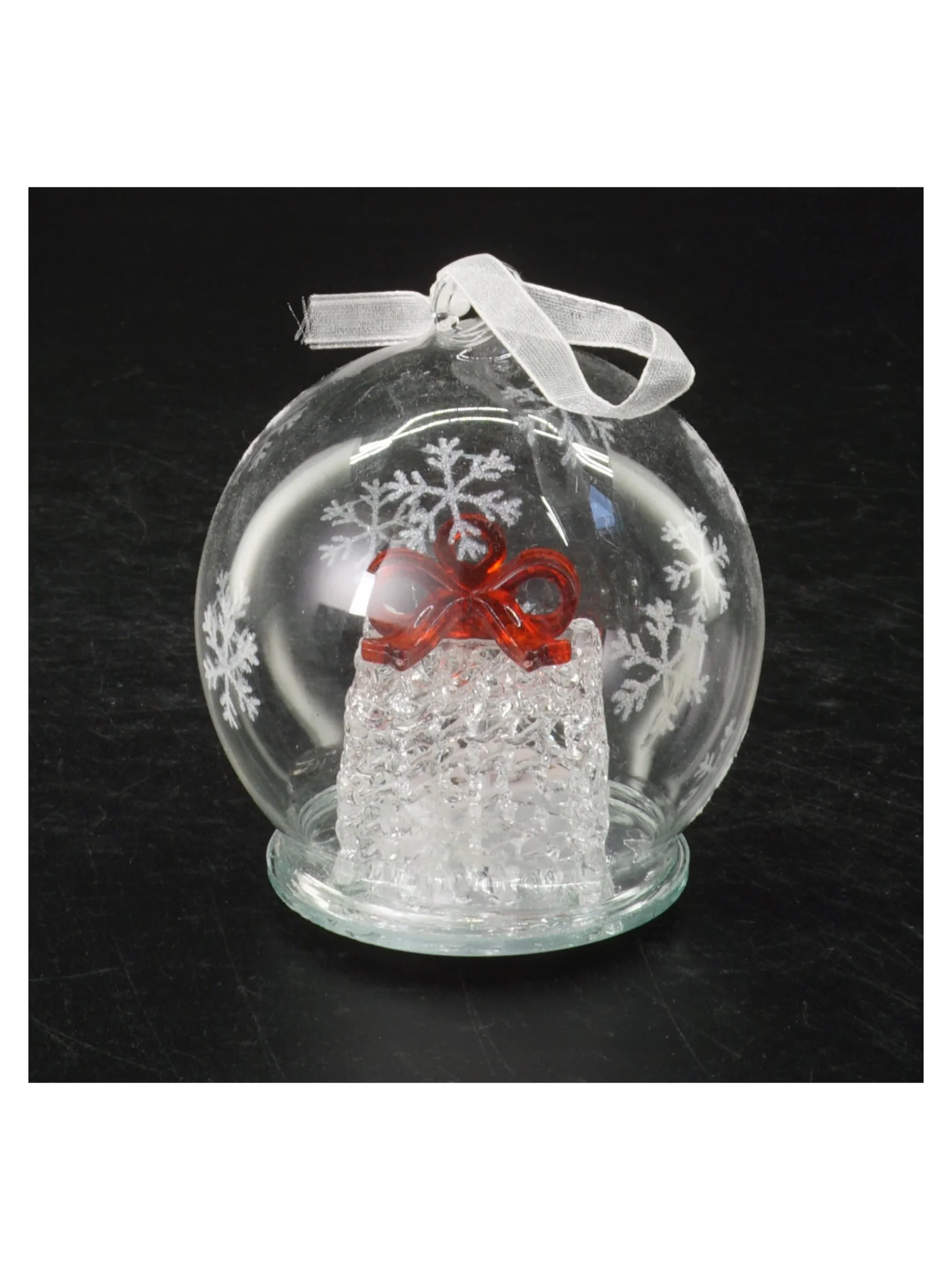 LED-julekugle med farveskift fra Light Zone (str. Ø 7 cm)