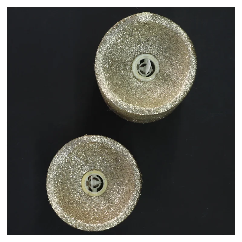 Sirius LED stearinlys med guldglitter fra Magasin  (str. 15x7,5&10x7,5 cm)