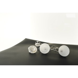 Herstal to hvide pendellamper (str. Ø 13,5x10,5 cm)