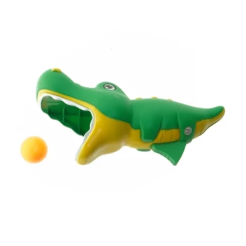 Kaste og gribe krokodille med bold (str. 23 cm)