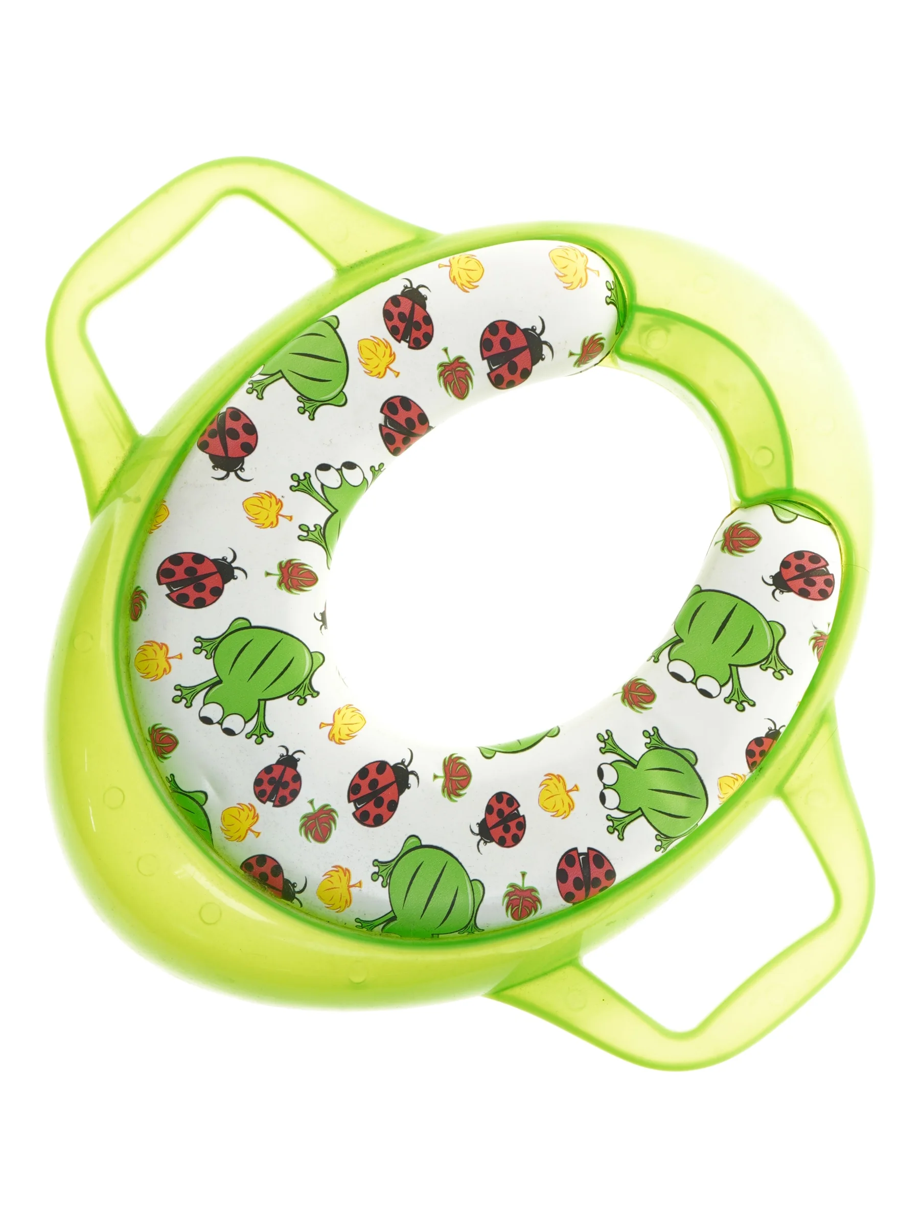 Grøn baby toiletsæde (str. 37 x 41 cm)