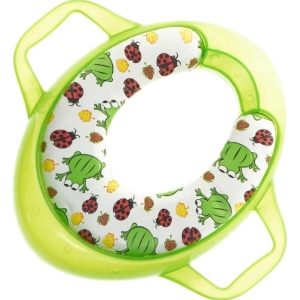 Grøn baby toiletsæde (str. 37 x 41 cm)