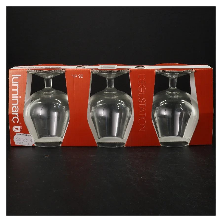 Sæt af fire ølsmagningsglas fra Luminarc (str. H. 11 cm. 25 cl)