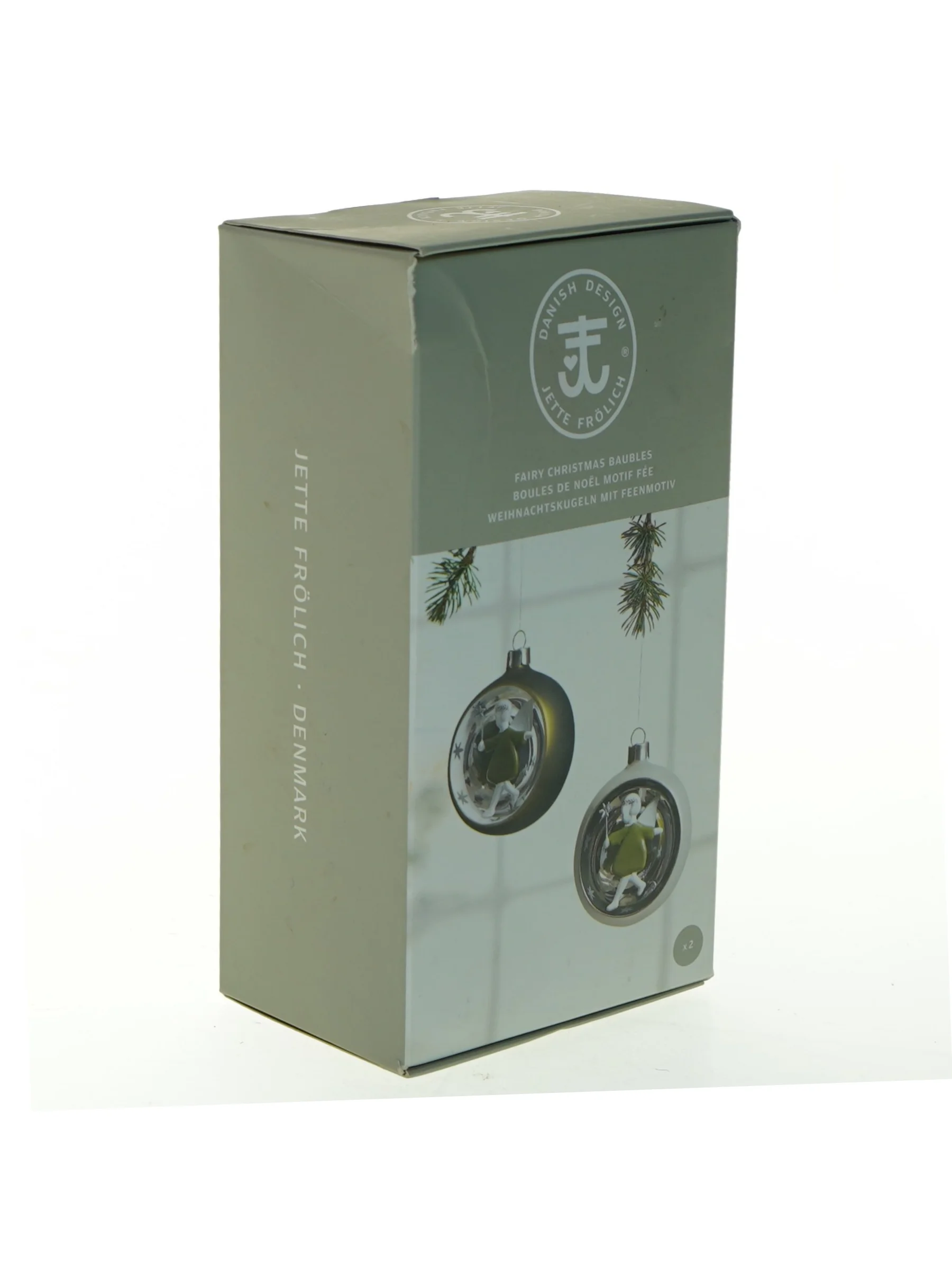 Juleornament fra Jette Frölich (str. 7x5 cm)