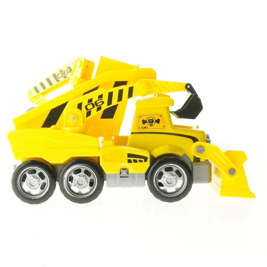 Paw Patrol stor gul legetøjs gravemaskine (str. 38 cm)