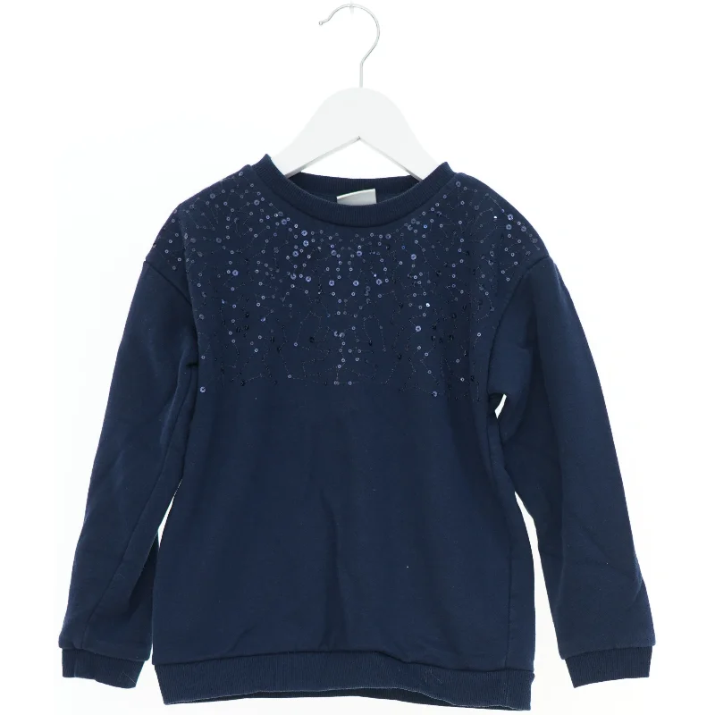 Friends børne sweatshirt str. 122 med pailletter (blå)