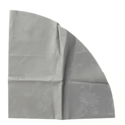 Rund voksdug, grå (str. Ø 104 cm)