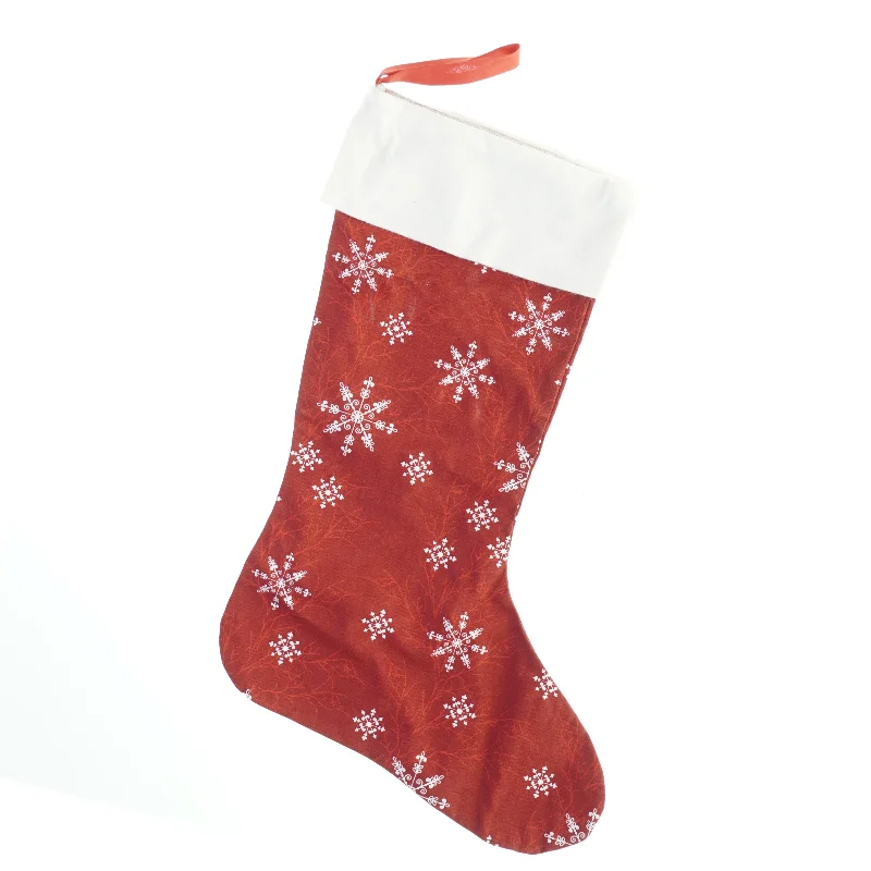 Julesok med snefnugmønster (str. 46x20 cm)