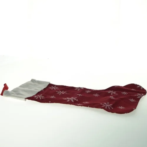 Julesok med snefnugmønster (str. 46x20 cm)