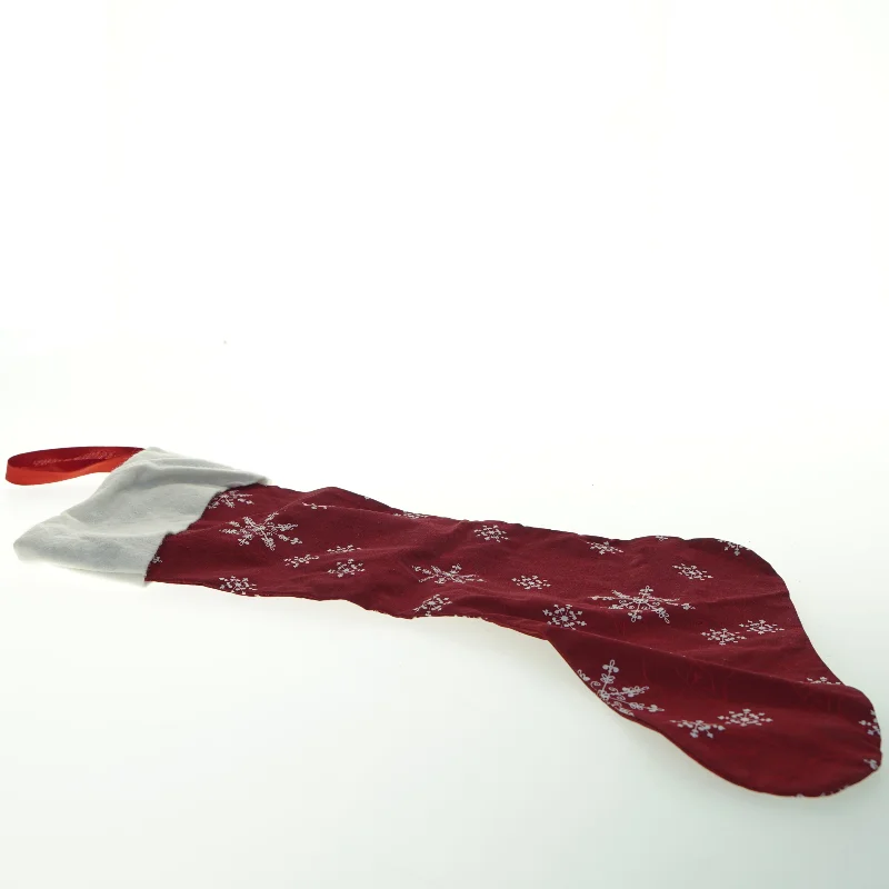 Julesok med snefnugmønster (str. 46x20 cm)