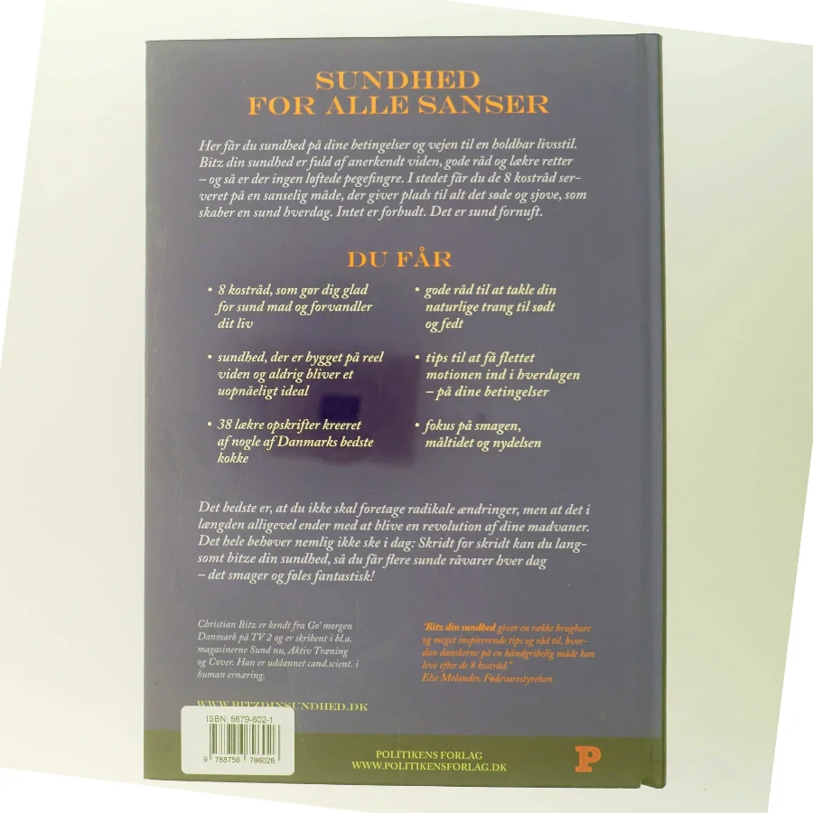 Bitz din sundhed : fra råd til retter af Christian Bitz (Bog)