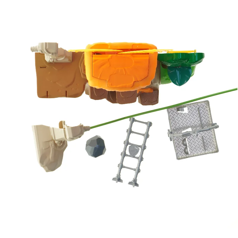 Paw Patrol vulkan til dinosaurere med svævebane - kan ikke købes i butikkerne mere (str. 25x32 cm) (DVD)