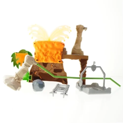 Paw Patrol vulkan til dinosaurere med svævebane - kan ikke købes i butikkerne mere (str. 25x32 cm) (DVD)