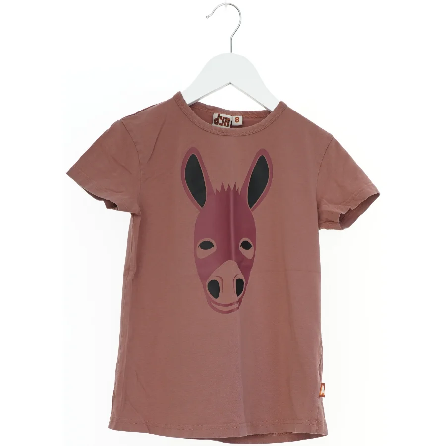 Børne T-shirt str. 128 i økologisk bomuld fra Dyr Cph/Danefae