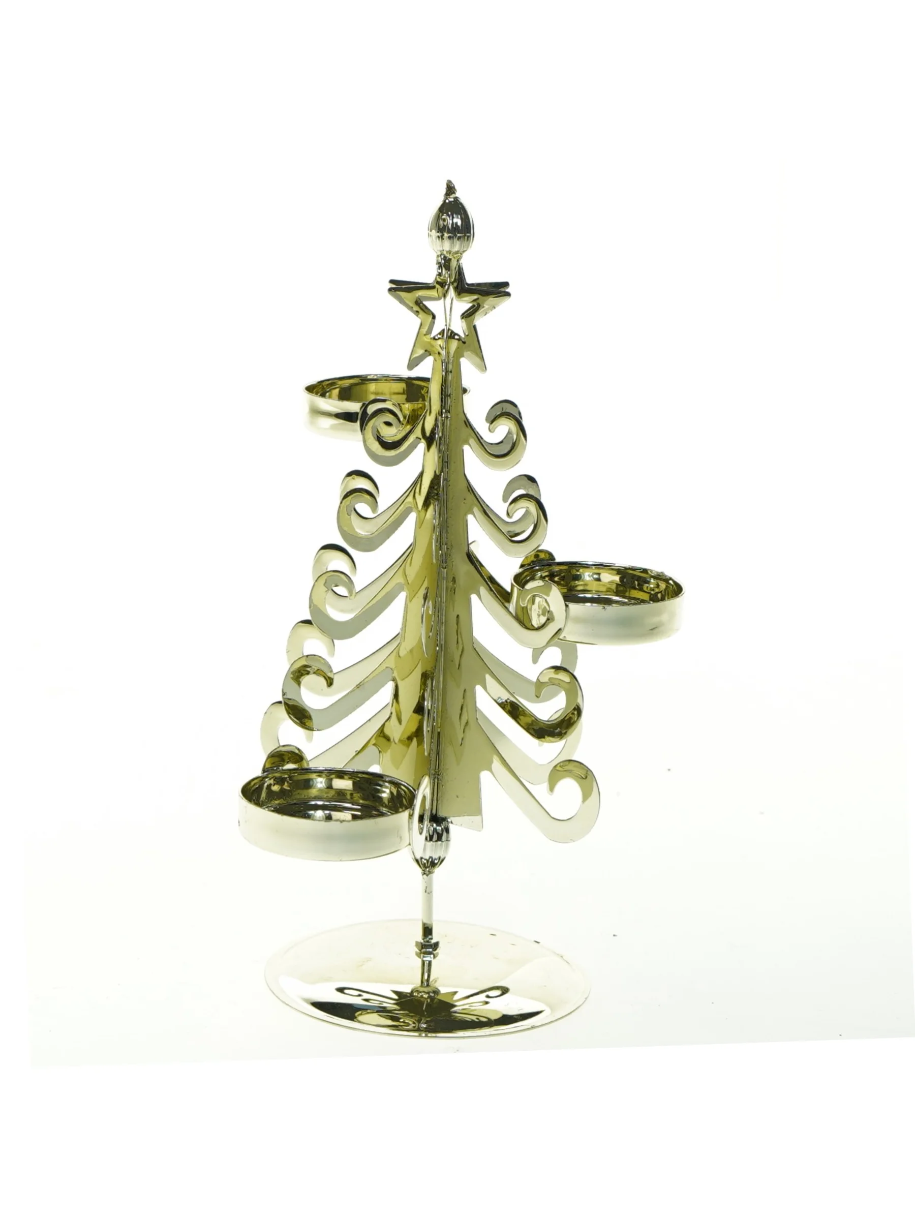 Lysestage i juletræsform fra Tiger (str. 20x12 cm)