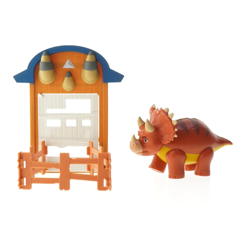 Dino Ranch Triceratops dinosaur med indhegning