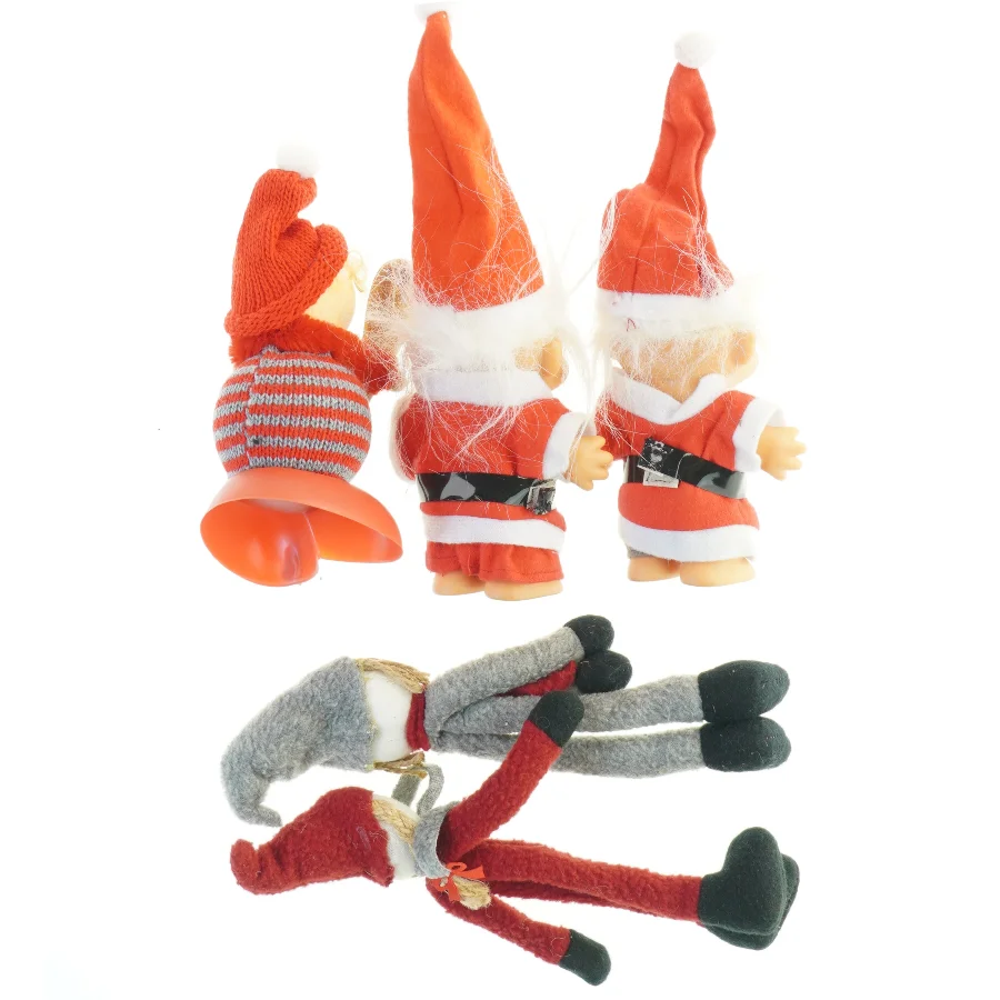 To Dam trolde fra 1980’erne og nisser (str. 21x9 cm)