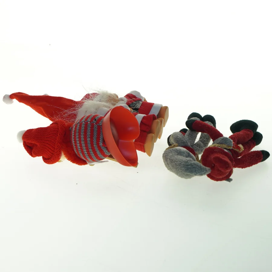 To Dam trolde fra 1980’erne og nisser (str. 21x9 cm)