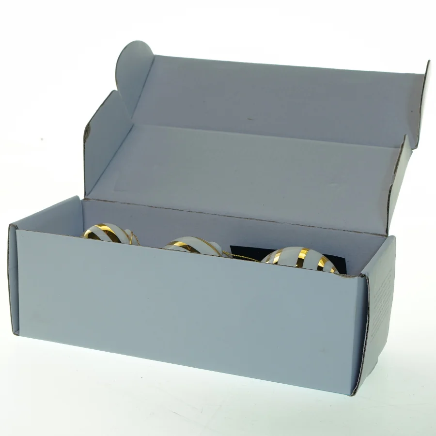 Kähler Omaggio julekugler fra Kähler (str. æske 23x10 cm)