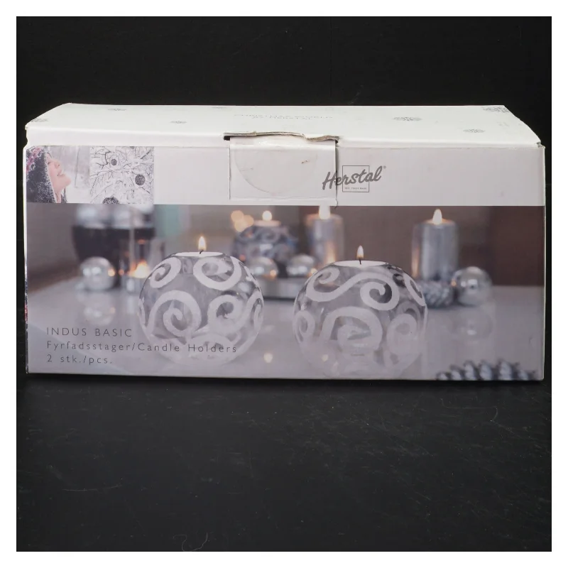 Herstal julefyrfadsstager   (str. H. 8 cm ø. 10 cm)