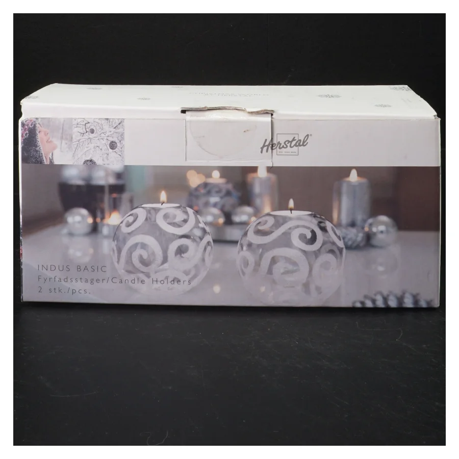 Herstal julefyrfadsstager   (str. H. 8 cm ø. 10 cm)